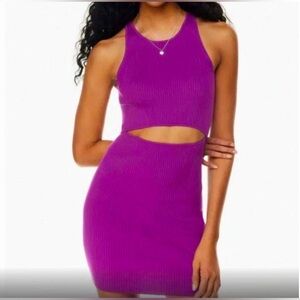 Aritzia Wilfred Cut Out Sweater Dress